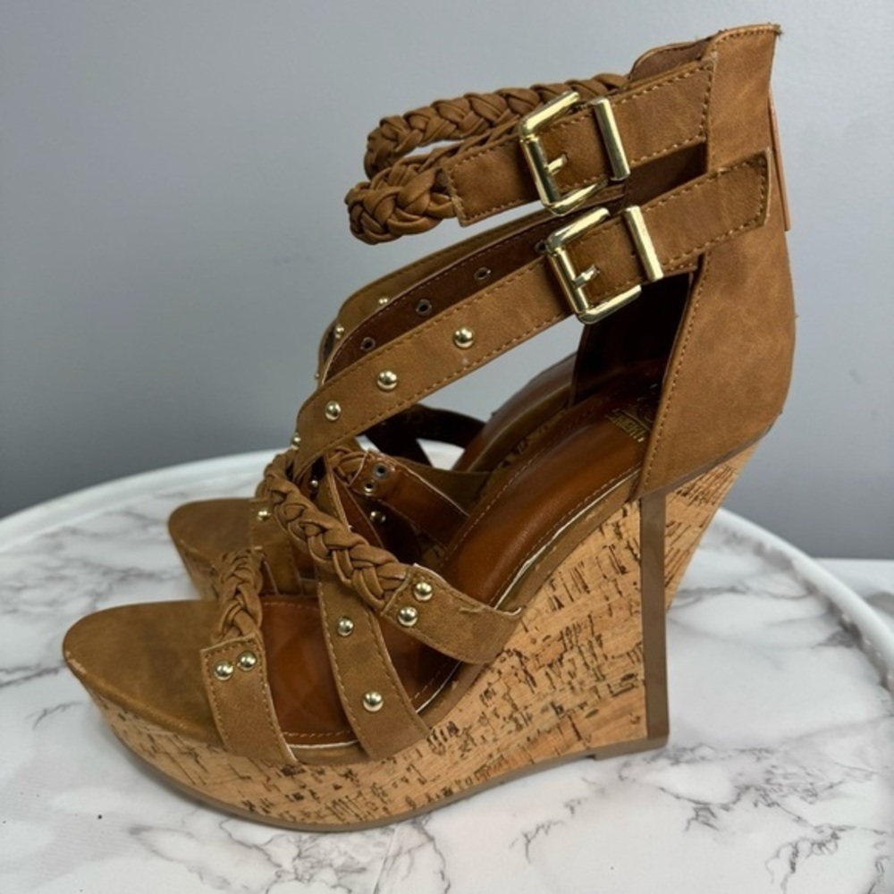 Sheikh Women’s Wedge Sandals Size 9 NEW # Bag R-37